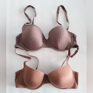 ThirdLove Women's Bras in Mauve and Beige